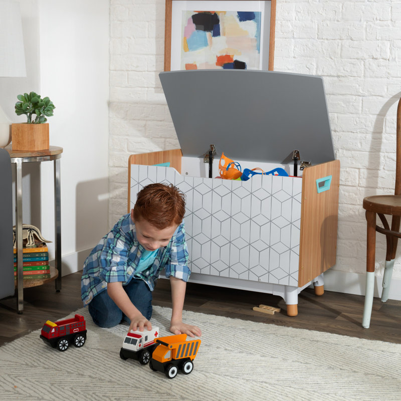 Mid Century Toy Storage Bench